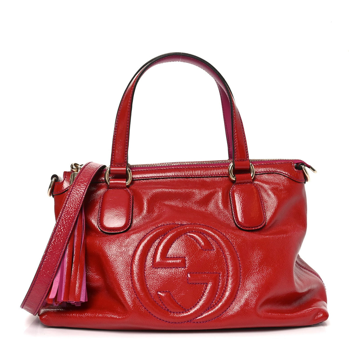 Small Satchel Bag - Red