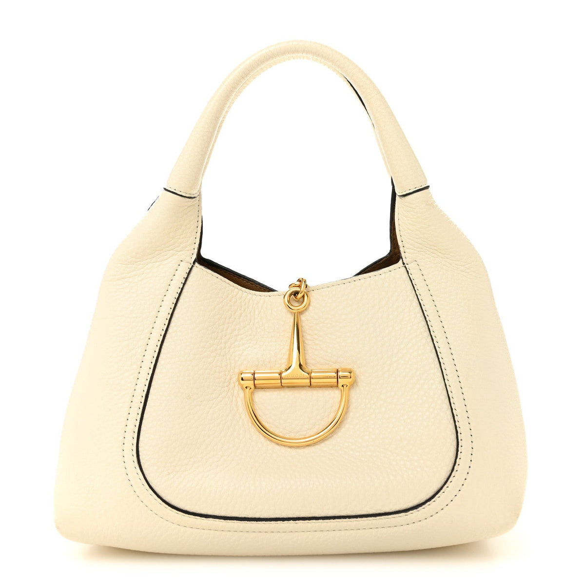 Medium Calfskin Shoulder Bag - White