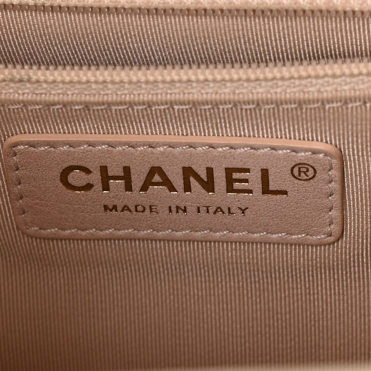 Quilted Caviar Backpack - White