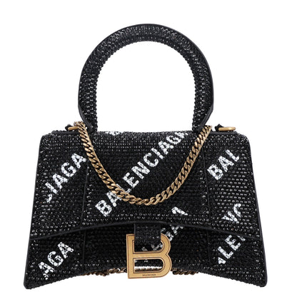 Suede Handbag - Black