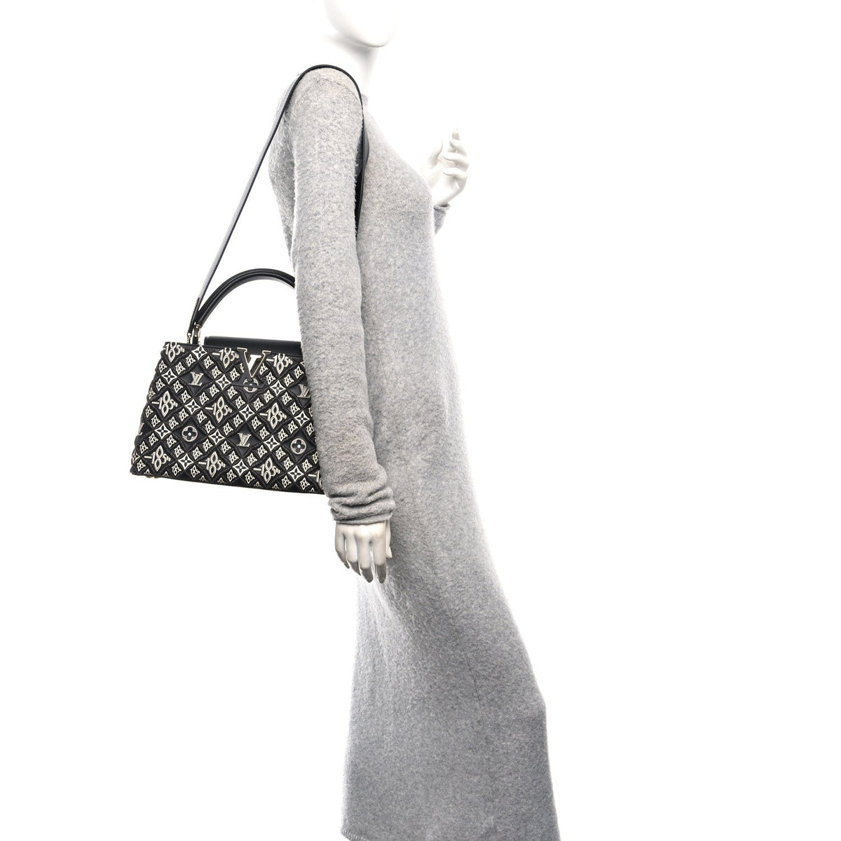 Calfskin Handbag - Red