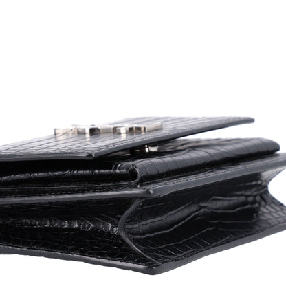 Calfskin Wallet Bag - Black