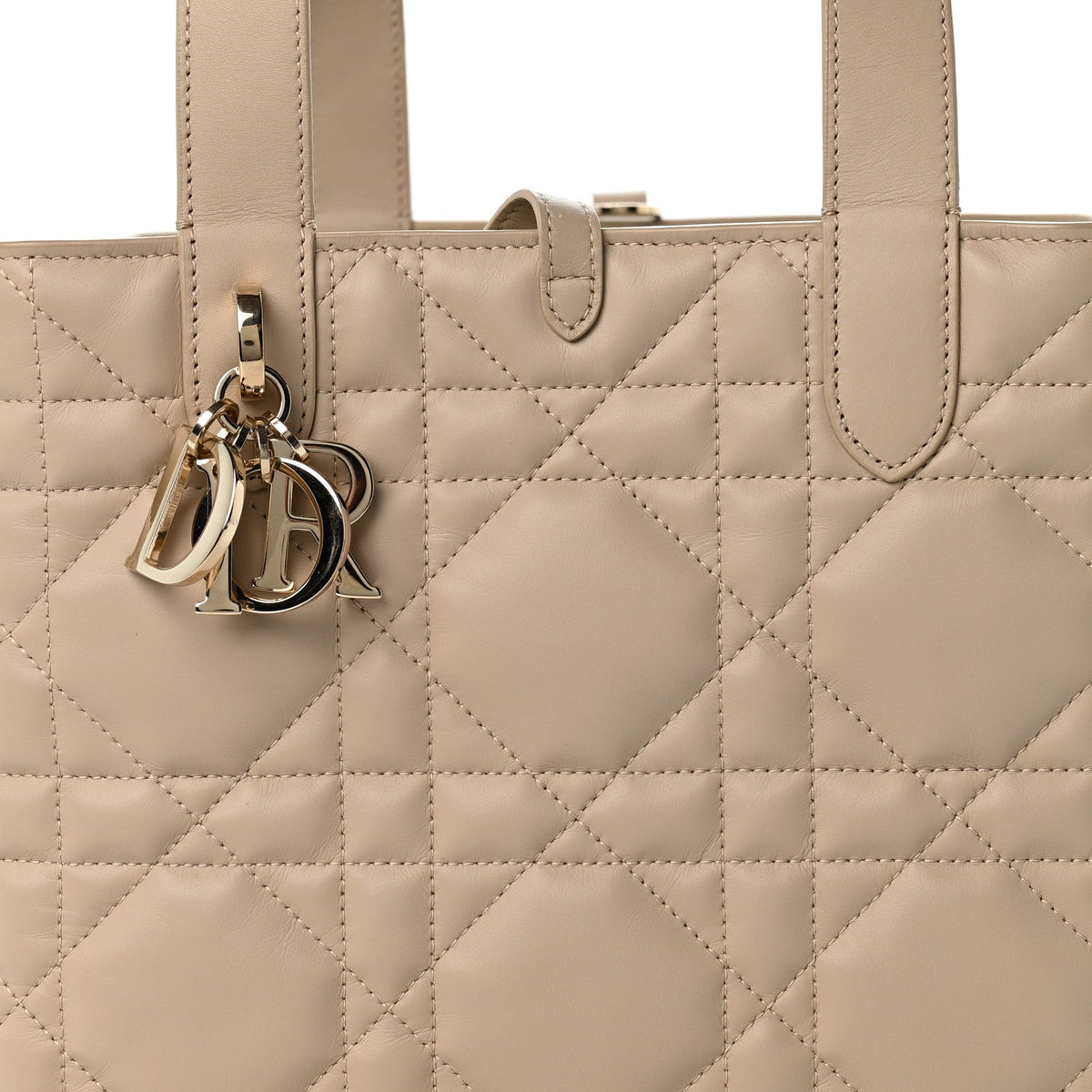 Medium Calfskin Handbag - Beige