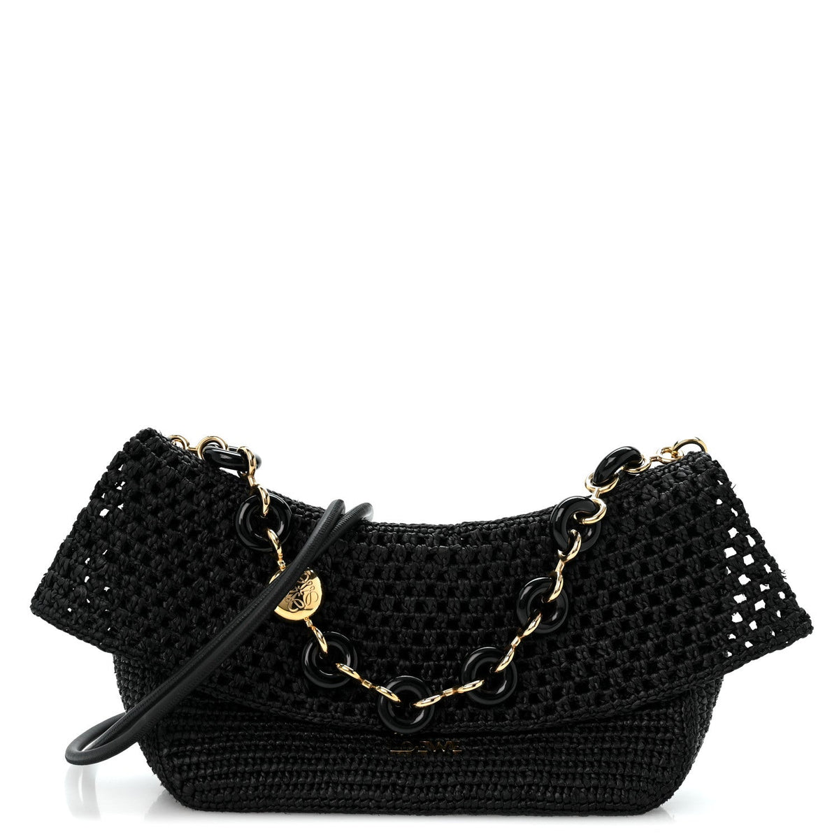 Medium Shoulder Bag - Black