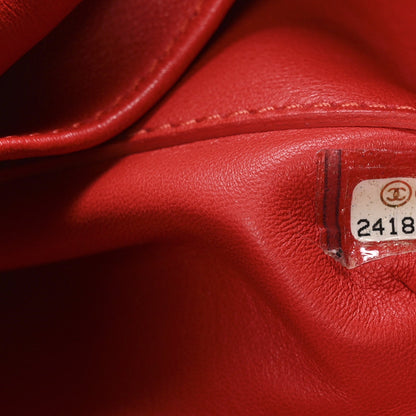 Calfskin Bucket Bag - Red