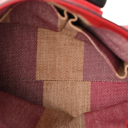 Small Calfskin Handbag - Red