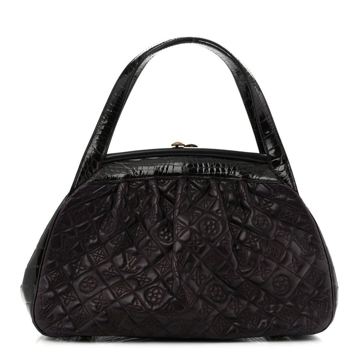 Monogram Vienna Alligator Sac Fermoir Gm Handbag