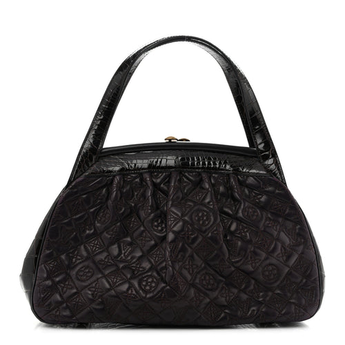 Monogram Vienna Alligator Sac Fermoir Gm Handbag