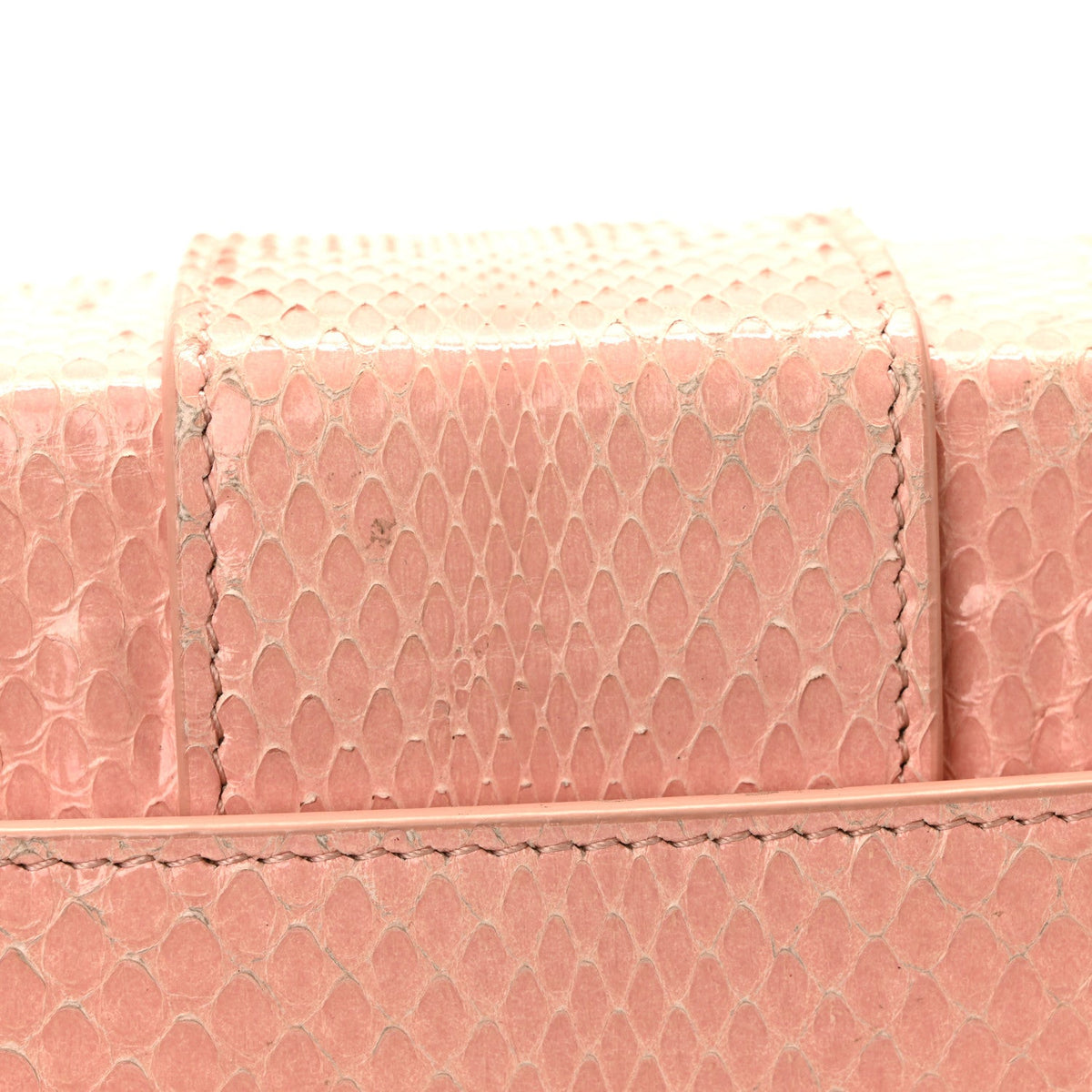 Snakeskin 30 Montaigne Box Bag Rose Clai Handbag