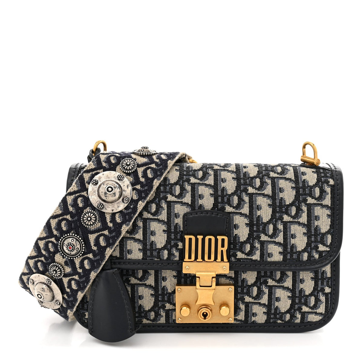 Small Flap Shoulder Bag - Blue