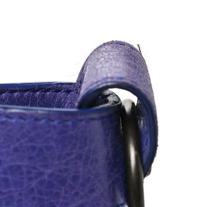 Agneau Classic Hardware First Bleu Lavan Handbag