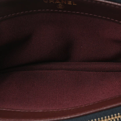 Small Quilted Clutch Bag - Dark Navy