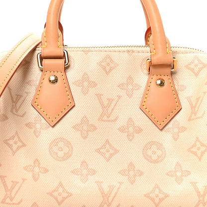 Monogram Origine Lin Speedy Bandouliere  Handbag
