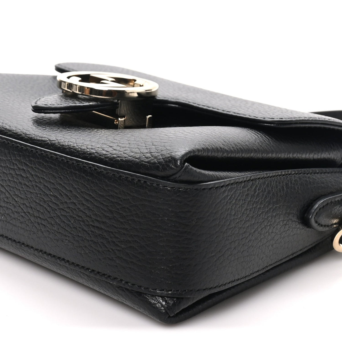 Calfskin Crossbody Bag - Black