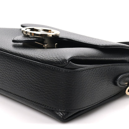 Calfskin Crossbody Bag - Black