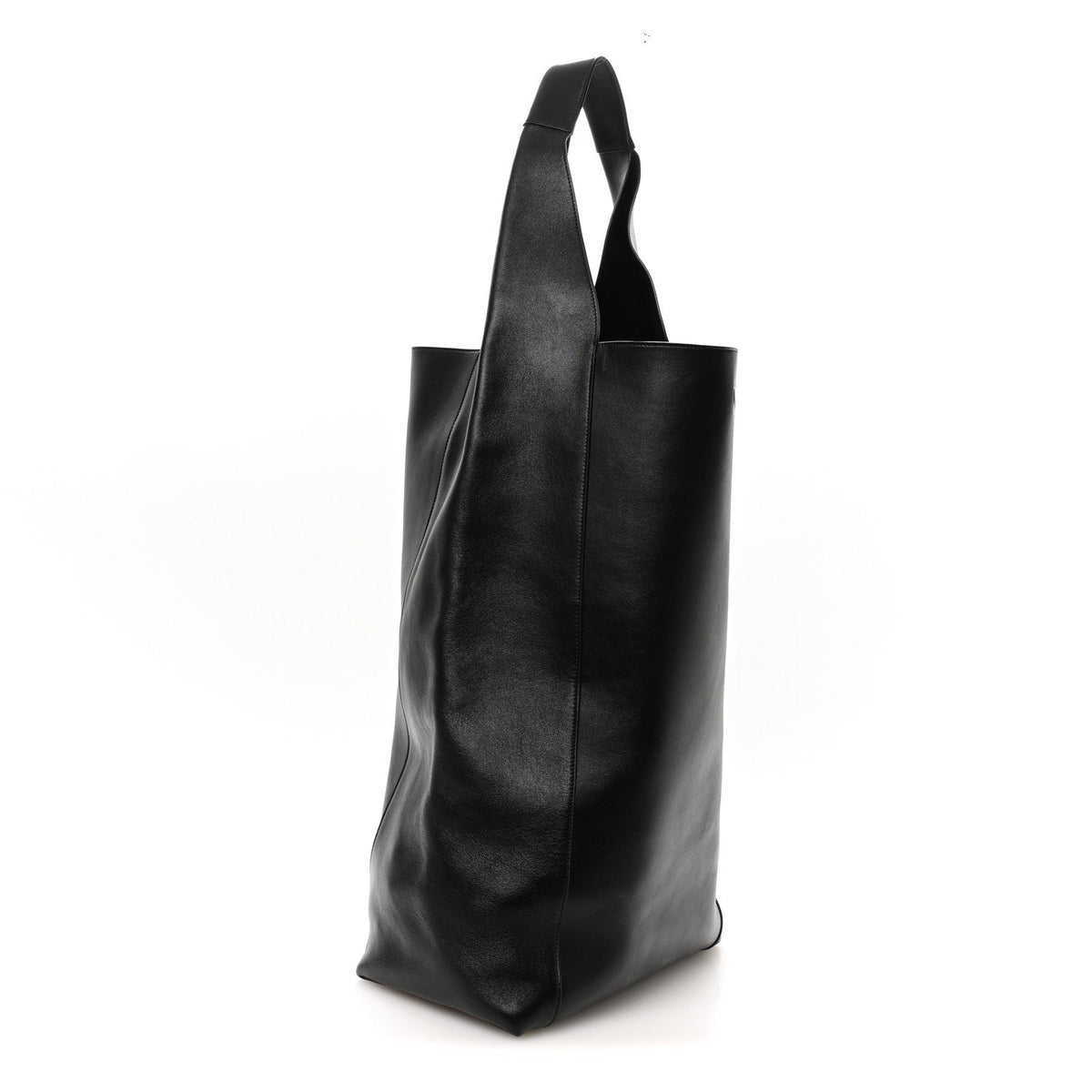 Large Calfskin Hobo Bag - Tan