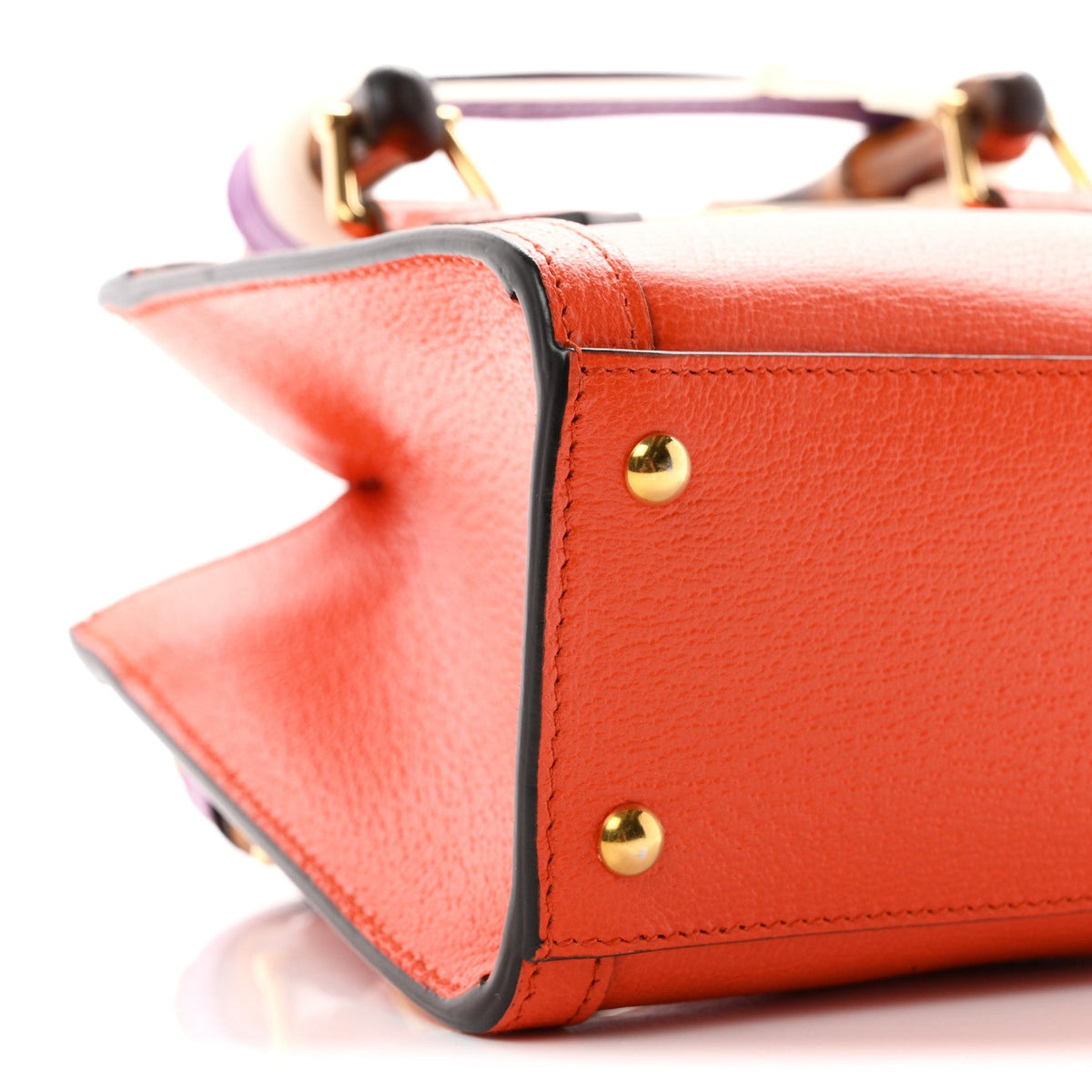 Mini Calfskin Tote Bag - Red