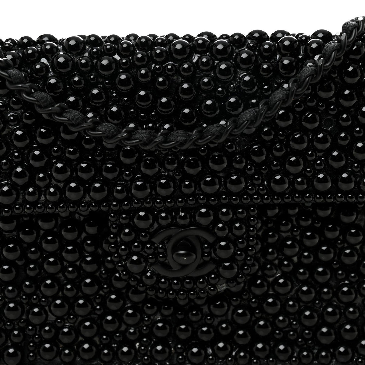 Flap Shoulder Bag - Black