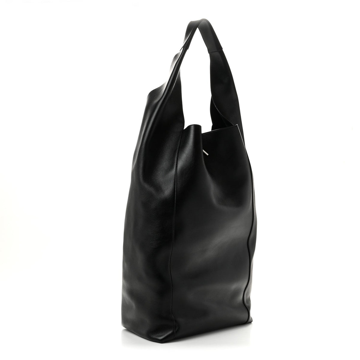 Large Calfskin Hobo Bag - Tan
