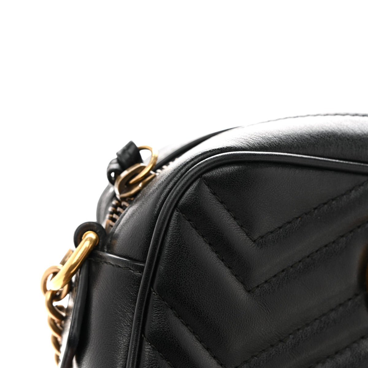 Mini Calfskin Shoulder Bag - Black