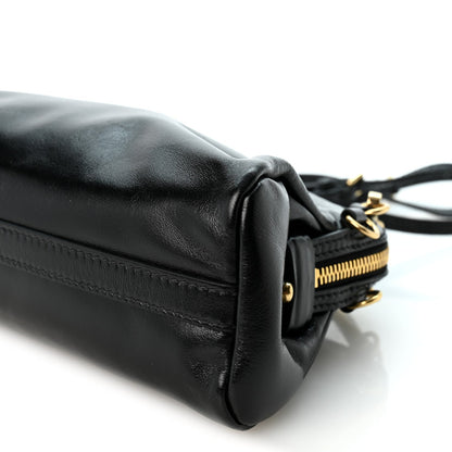 Calfskin Clutch Bag - Black