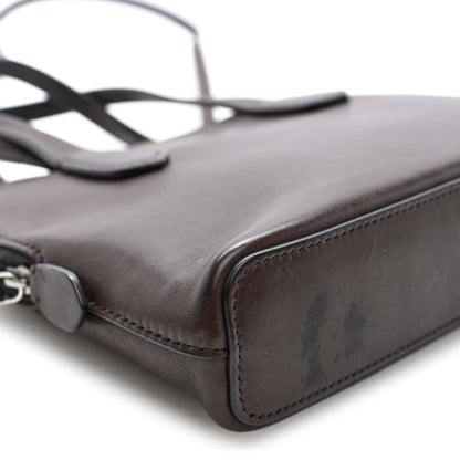 Calfskin Shoulder Bag - Grey