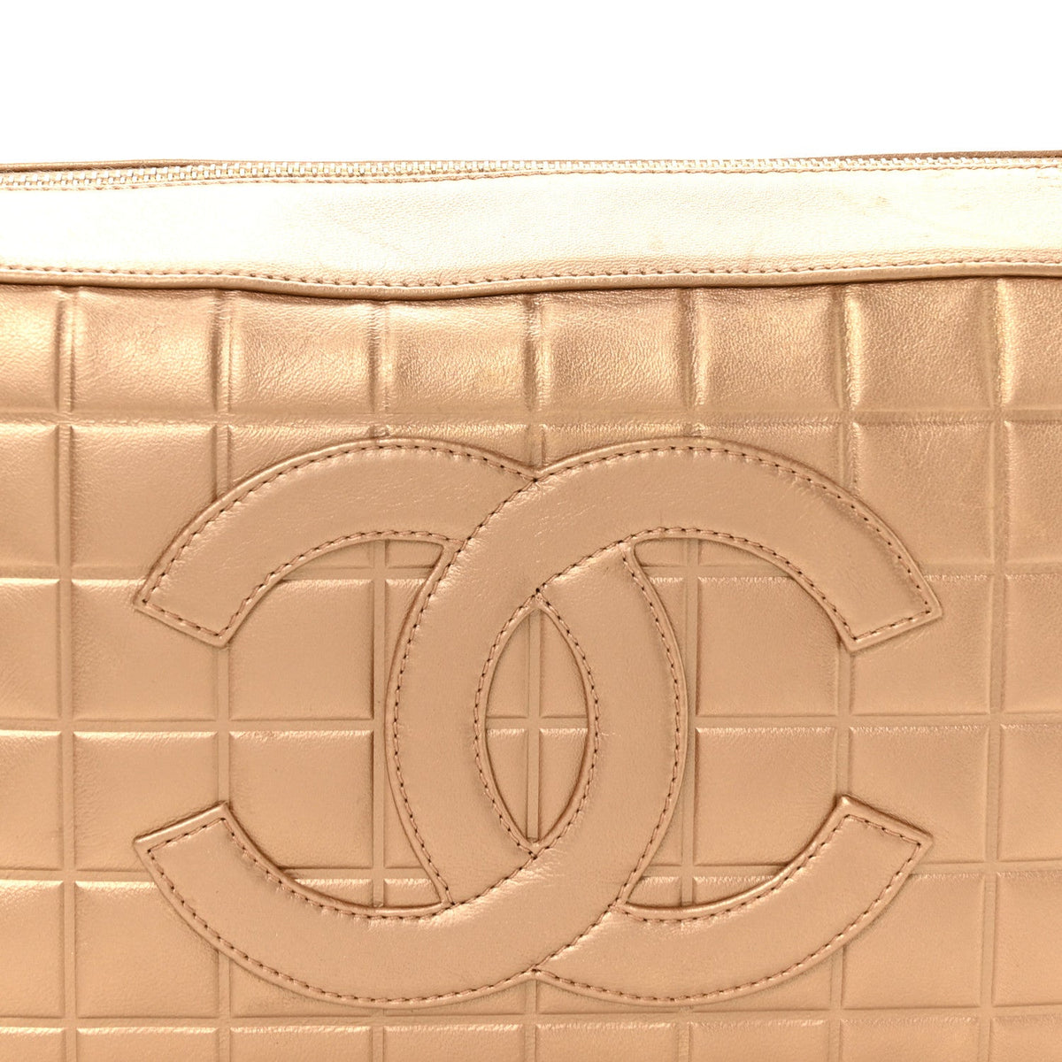 Medium Quilted Lambskin Shoulder Bag - Chocolate