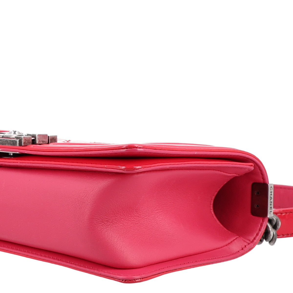 Medium Quilted Calfskin Flap Shoulder Bag - Pink