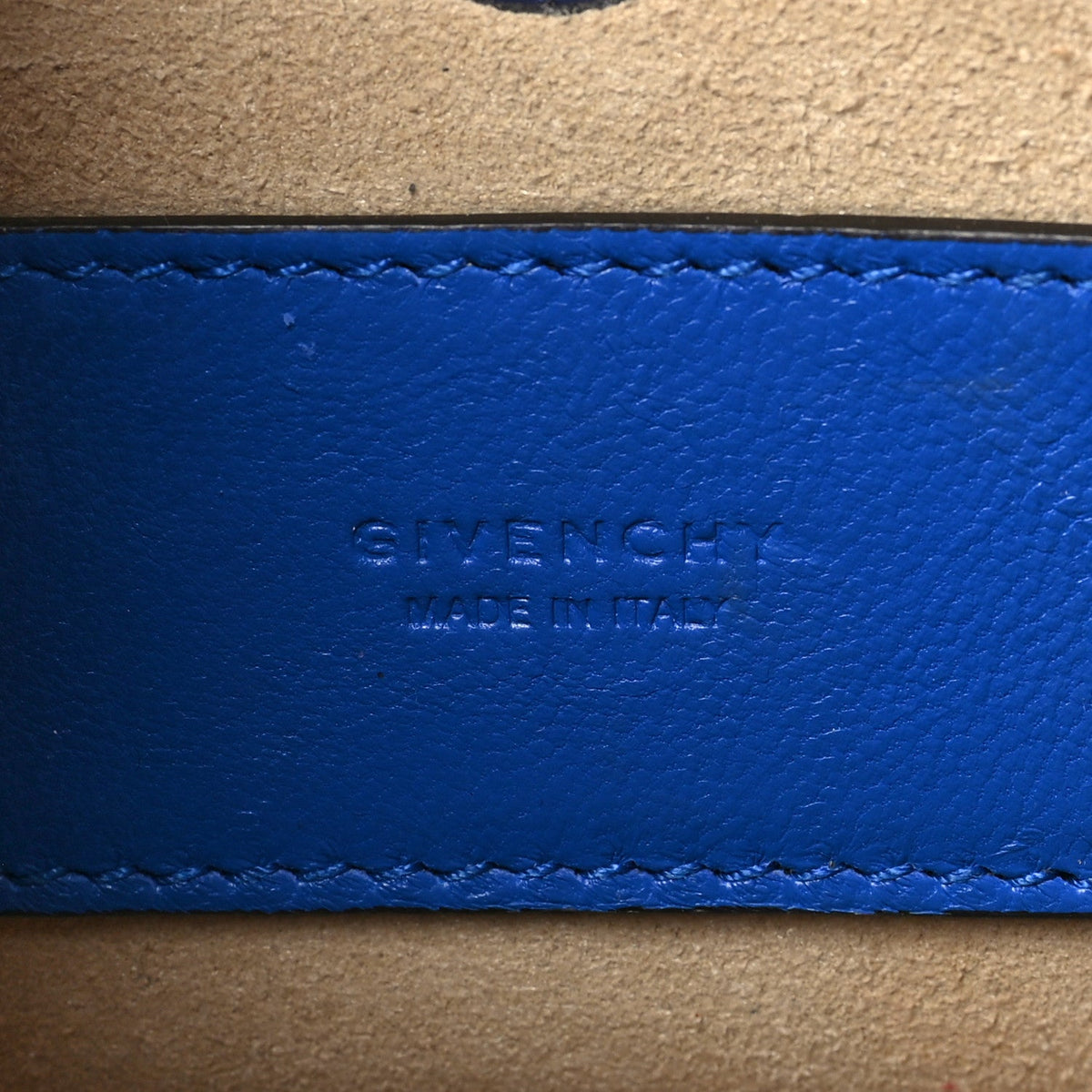 Mini Quilted Goatskin Handbag - Blue