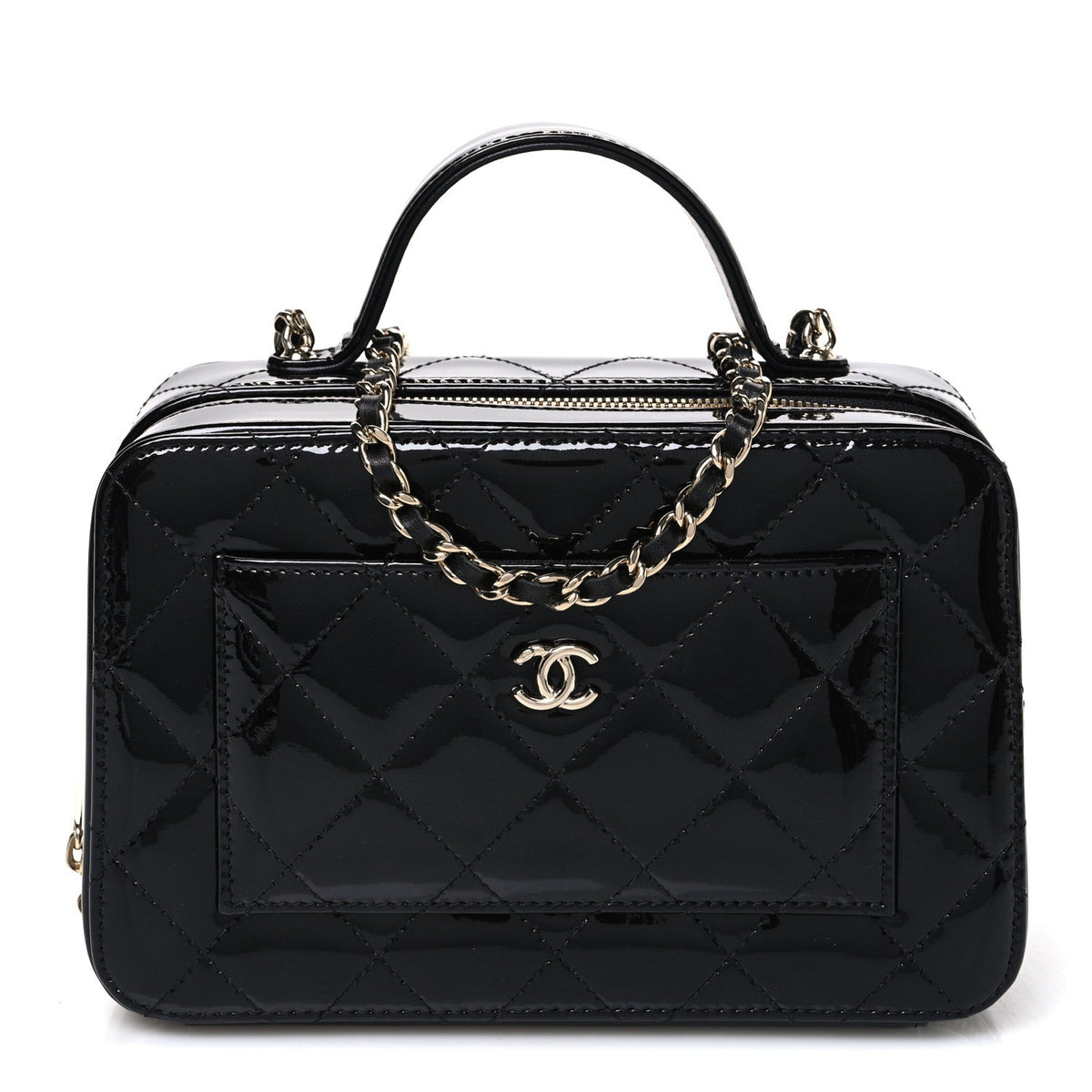 Quilted Handbag - Black