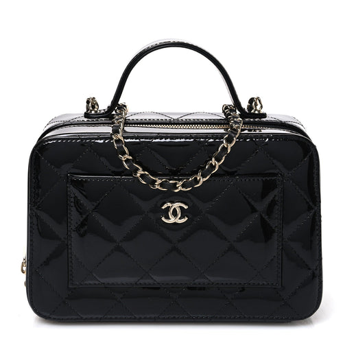 Quilted Handbag - Black
