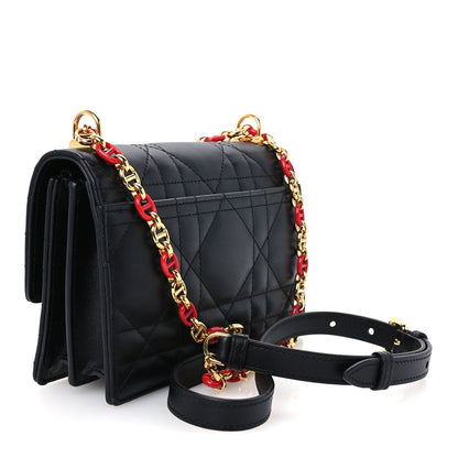 Mini Lambskin Handbag - Black