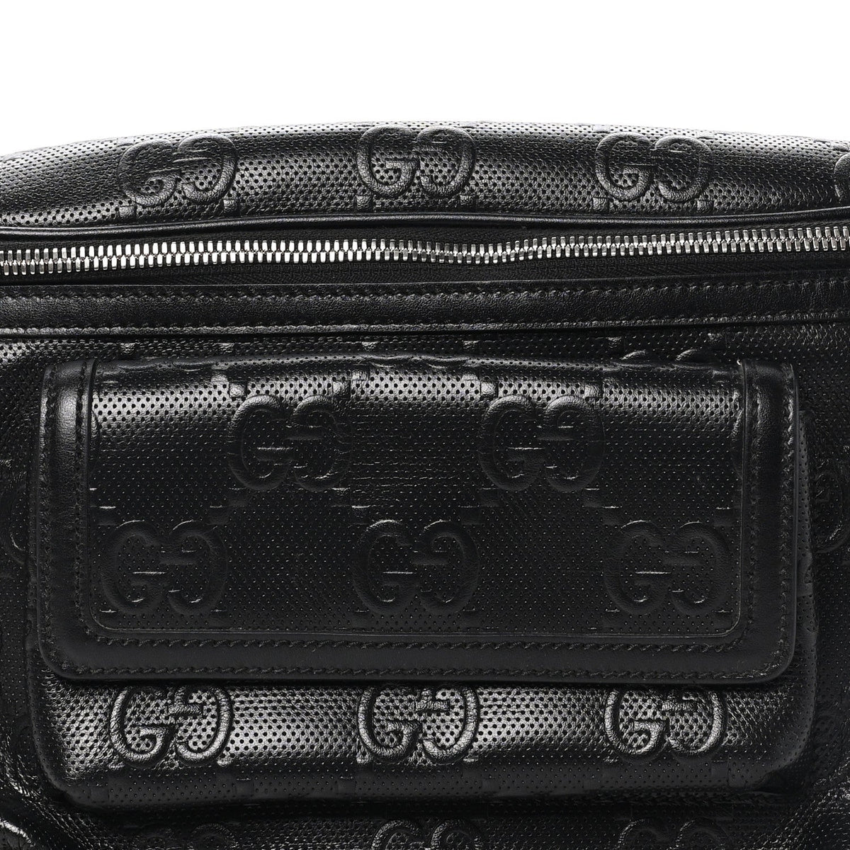 Calfskin Belt Bag - Black