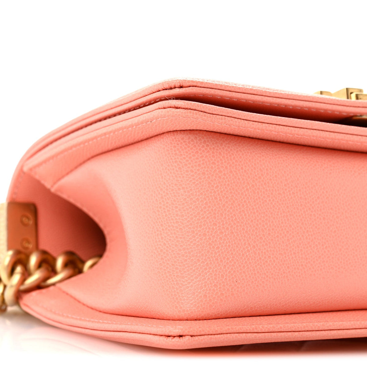 Small Quilted Caviar Flap Shoulder Bag