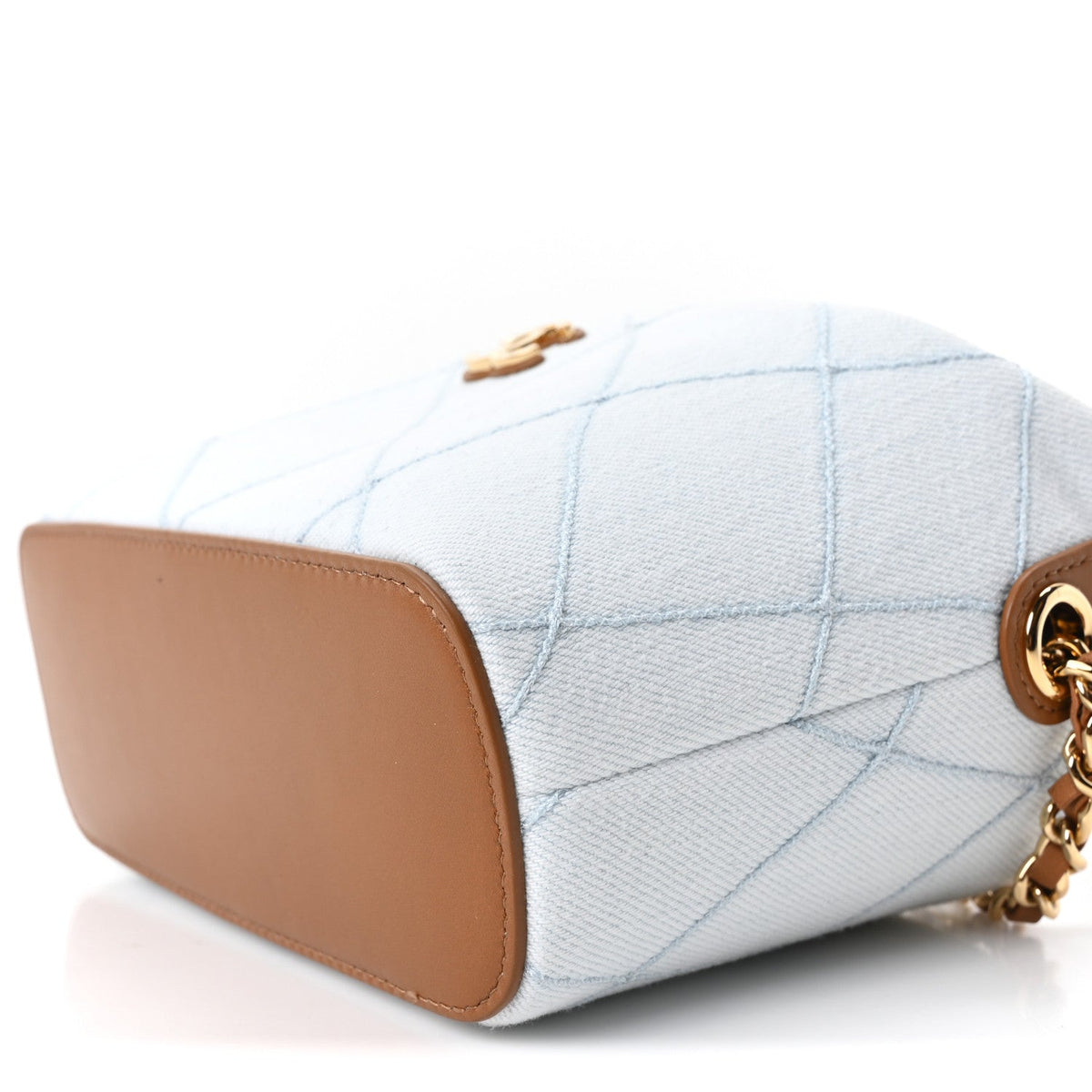 Quilted Calfskin Handbag - Blue