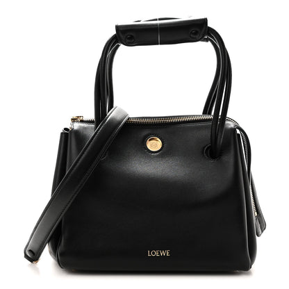 Small Calfskin Handbag - Black