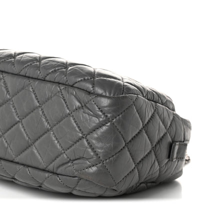 Medium Quilted Calfskin Handbag - Grey