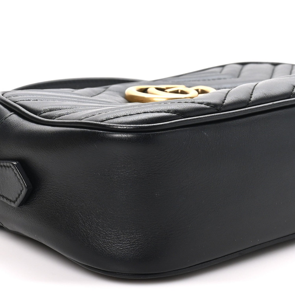 Small Calfskin Shoulder Bag - Black