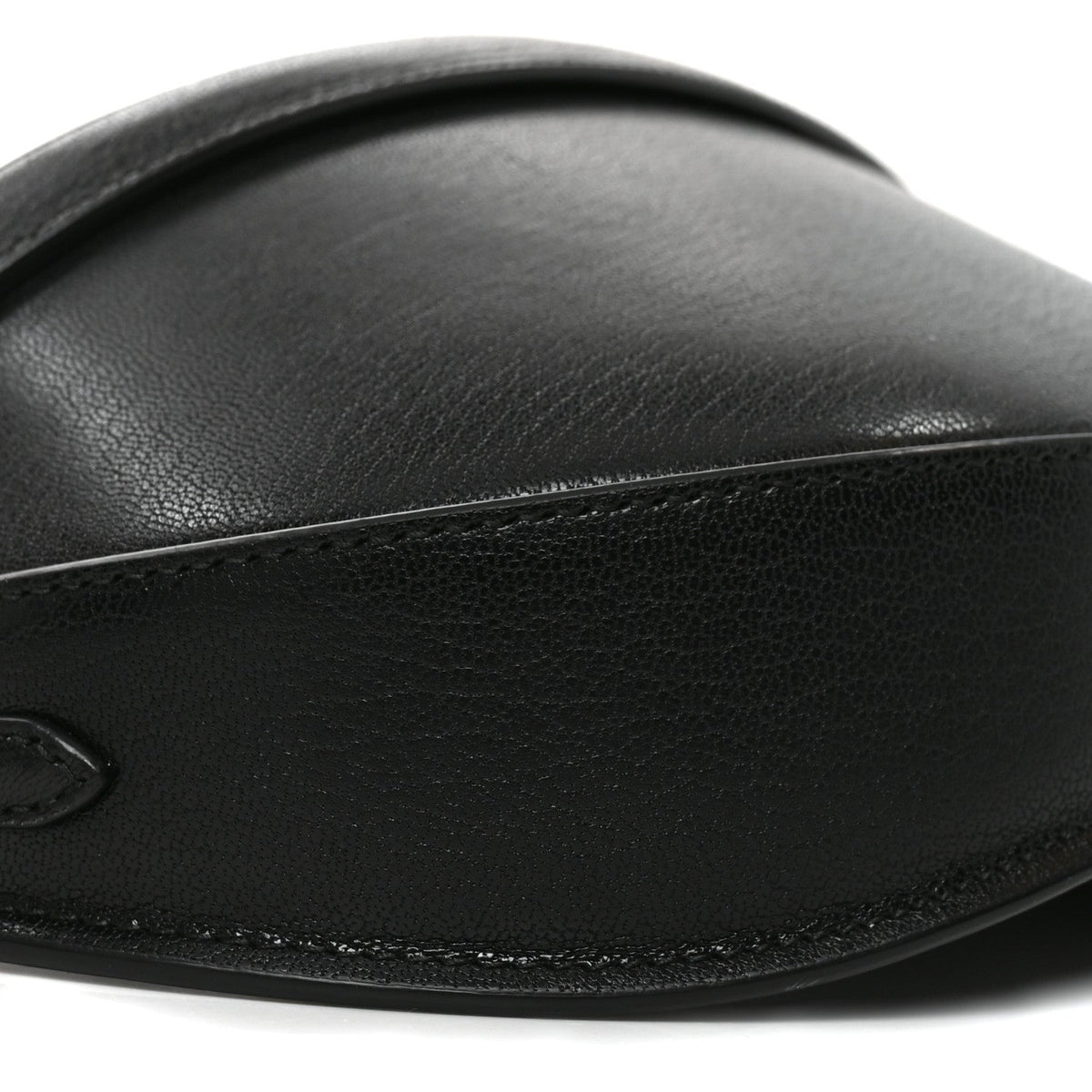 Goatskin Shoulder Bag - Black