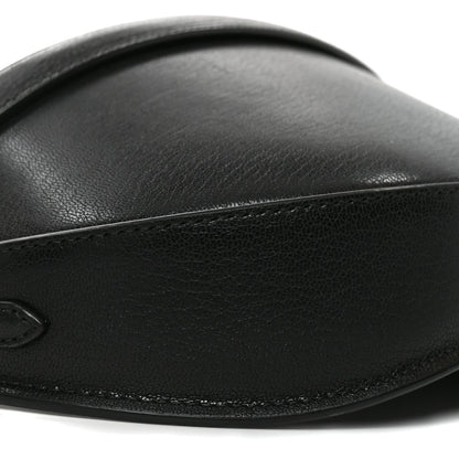 Goatskin Shoulder Bag - Black