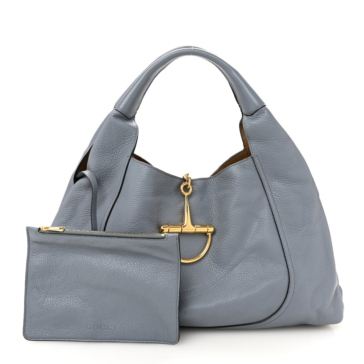 Maxi Calfskin Shoulder Bag - Blue