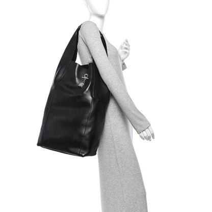 Large Calfskin Hobo Bag - Tan