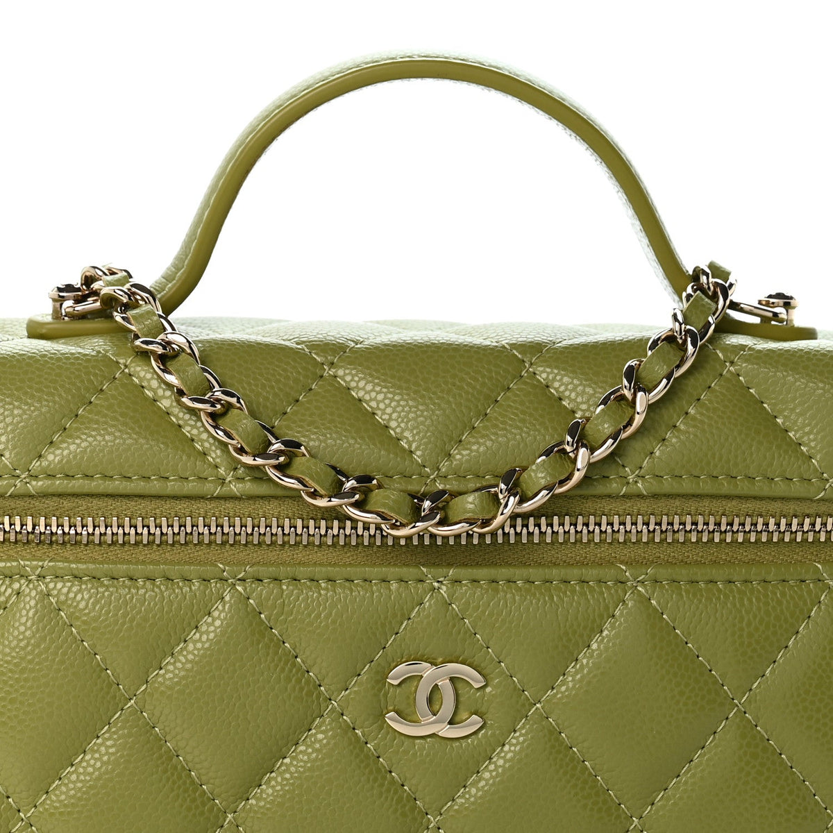 Quilted Caviar Handbag