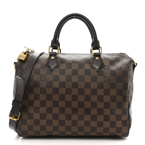 Damier Ebene Speedy Bandouliere 30 Handbag