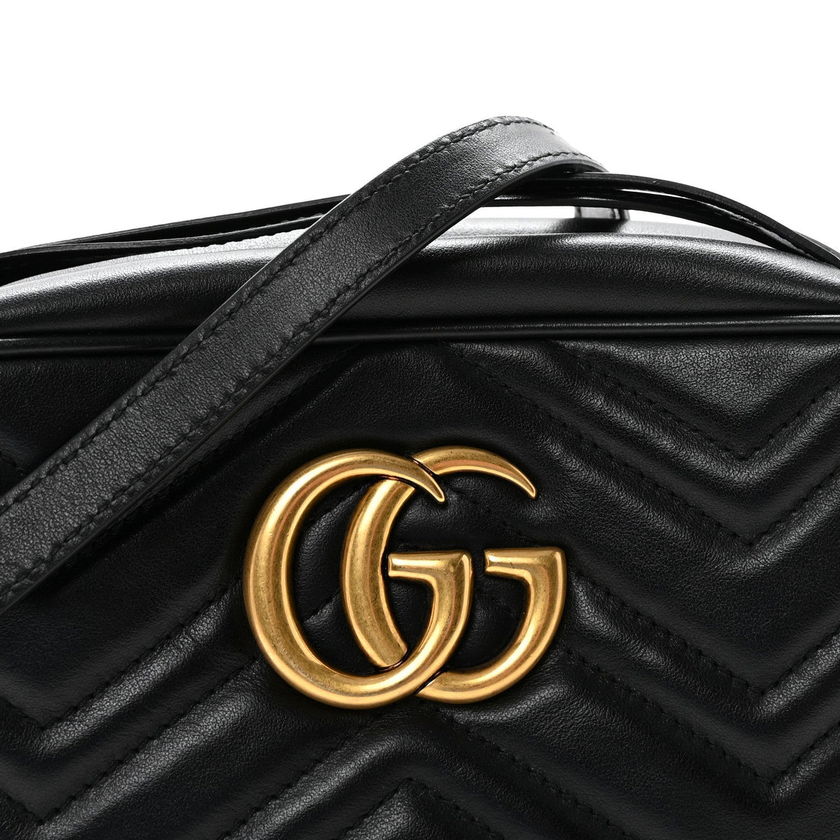 Small Calfskin Shoulder Bag - Black