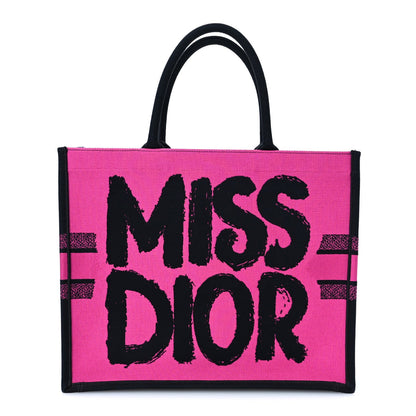 Large Canvas Tote Bag - Red