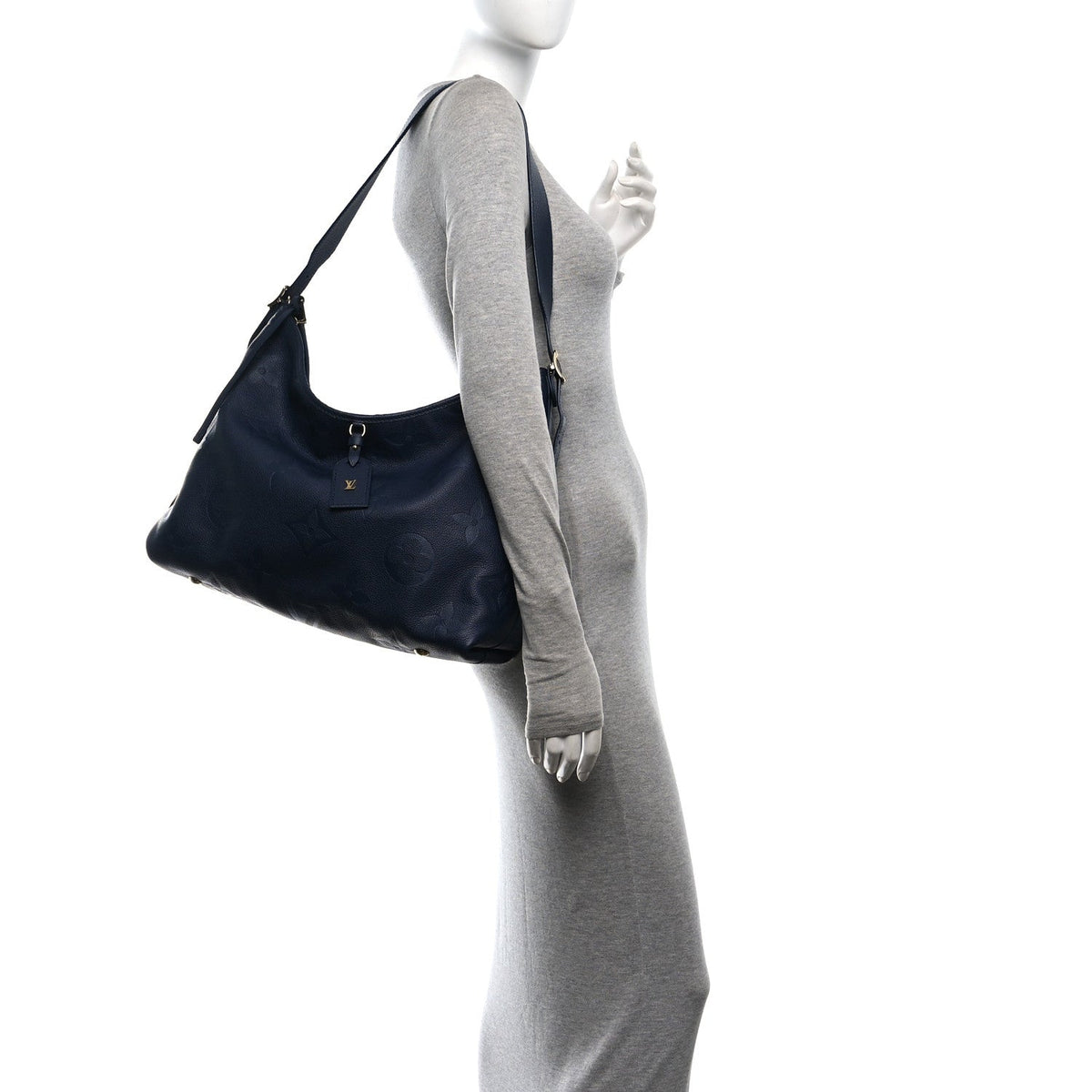 Empreinte Monogram Giant Carryall Mm Nav Handbag