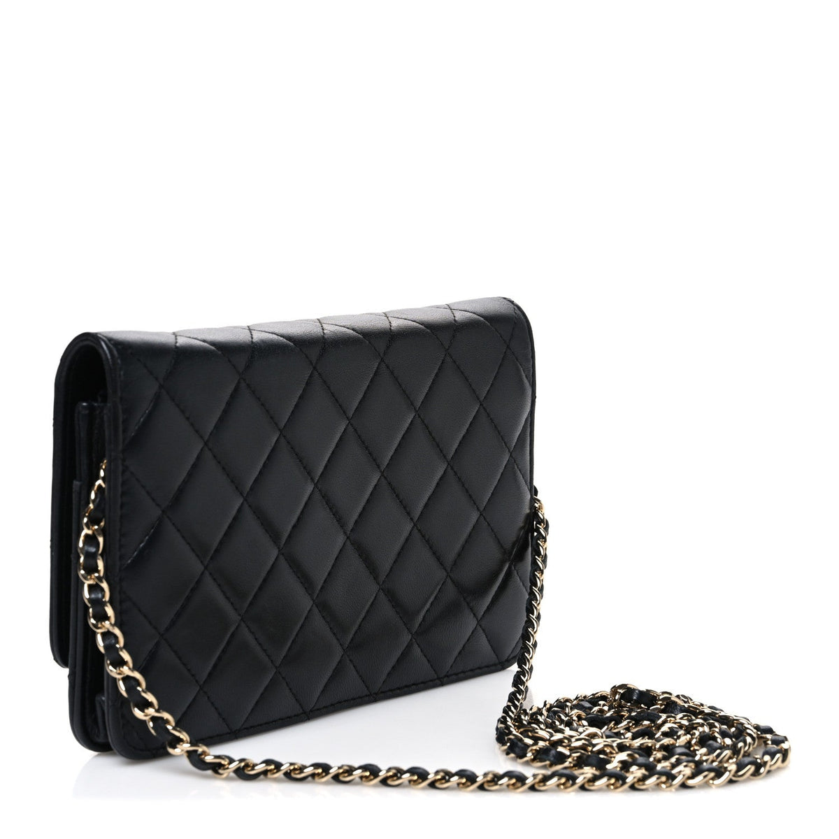 Lambskin Wallet Bag - Black
