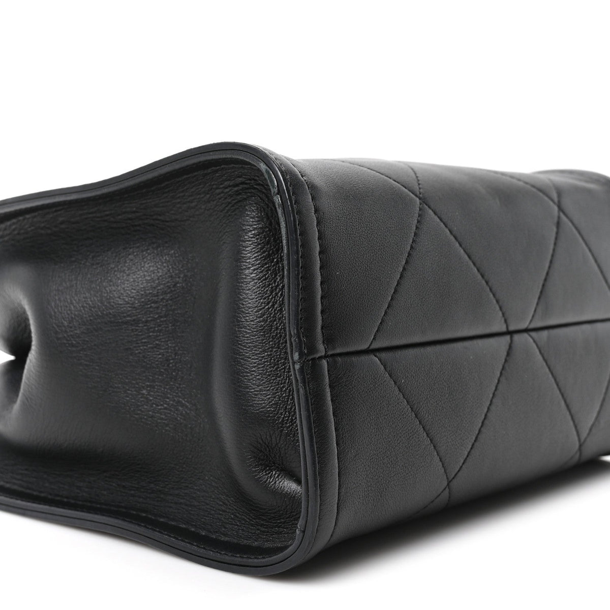 Small Calfskin Handbag - Black