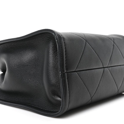 Small Calfskin Handbag - Black